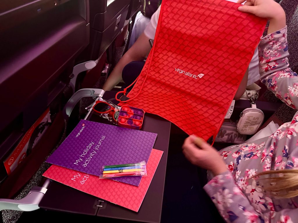 Virgin Atlantic activity pack 