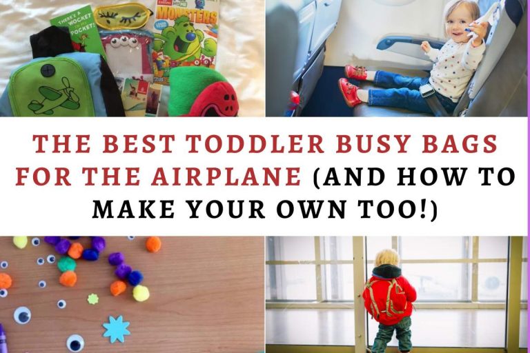 The Best Toddler Busy Bags for the Airplane (and How to Make your Own too!)